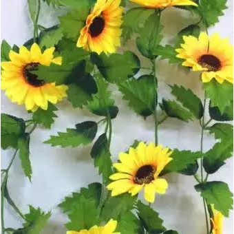Jual ID BUNGA RAMBAT BESAR ARTIFICIAL PLASTIK DEKORASI BACKDROP LAMARAN ...