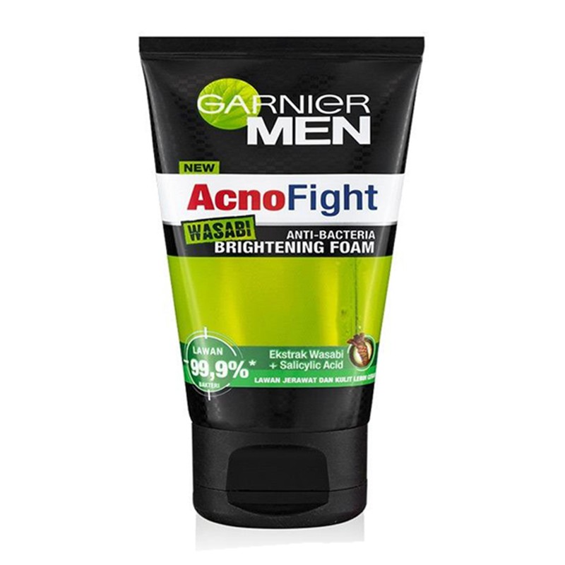 Jual Garnier Men Acno Fight Wasabi Foam 100ml Shopee Indonesia