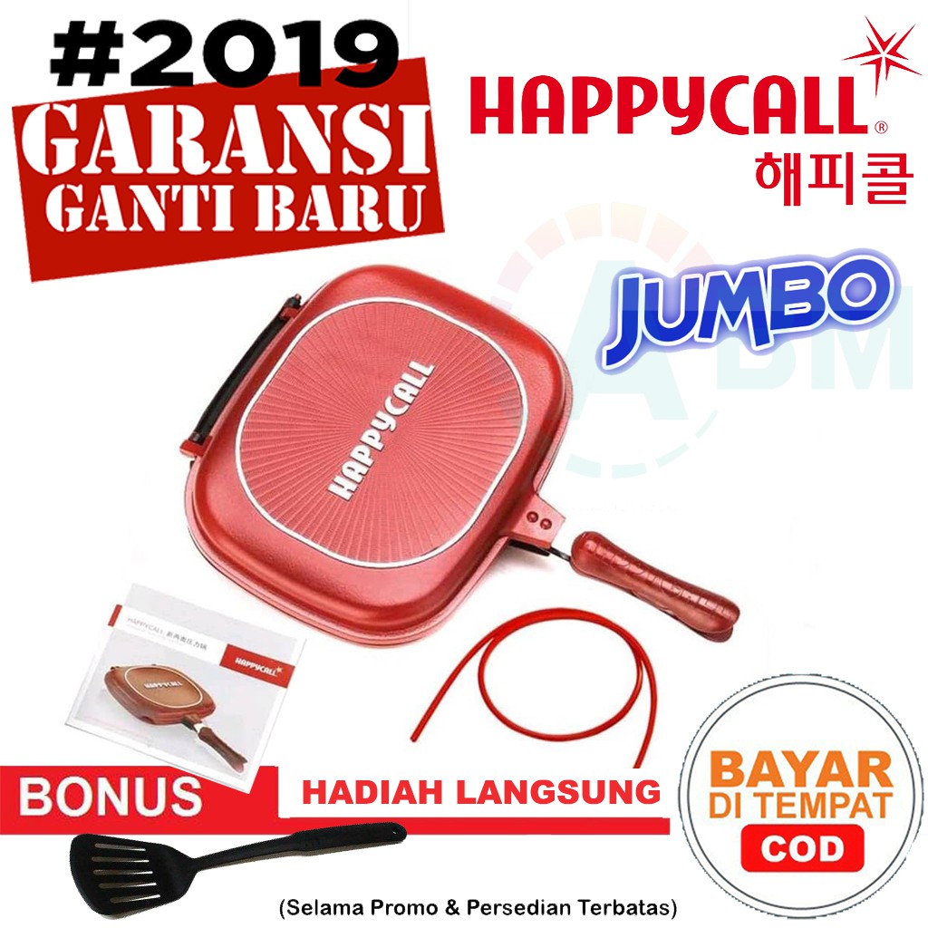 Jual Happy Call Double Pan Jumbo 32cm happycall double Pan Bolak