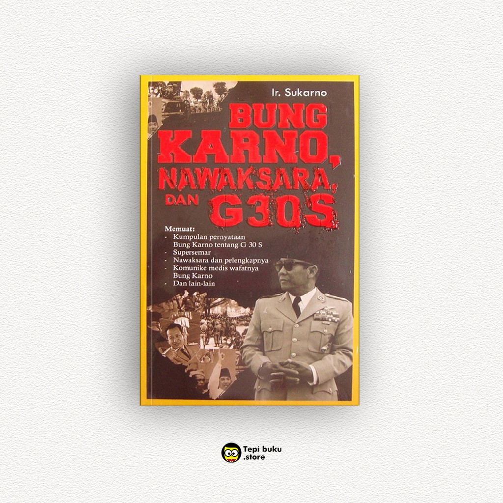 Jual Buku Bung Karno Nawaksara Dan G30s Soekarno Shopee Indonesia