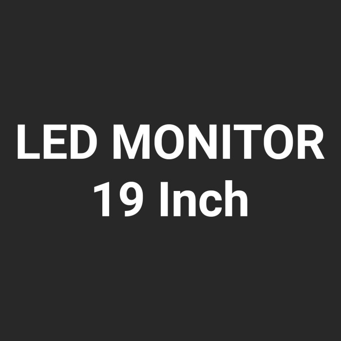 Jual LED Monitor 19 Inch | Shopee Indonesia