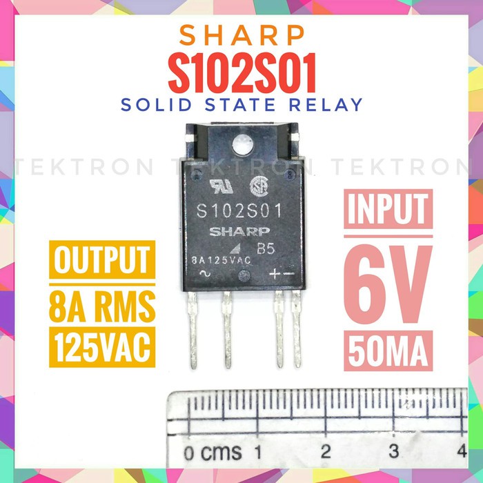 Jual SHARP SSR S102S01 solid state relay 8A 125VAC | Shopee Indonesia