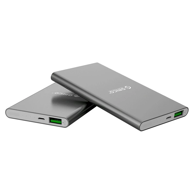 Orico Firefly-S5 5000mAh Aluminum Alloy Smart Power Bank with LED Indicator