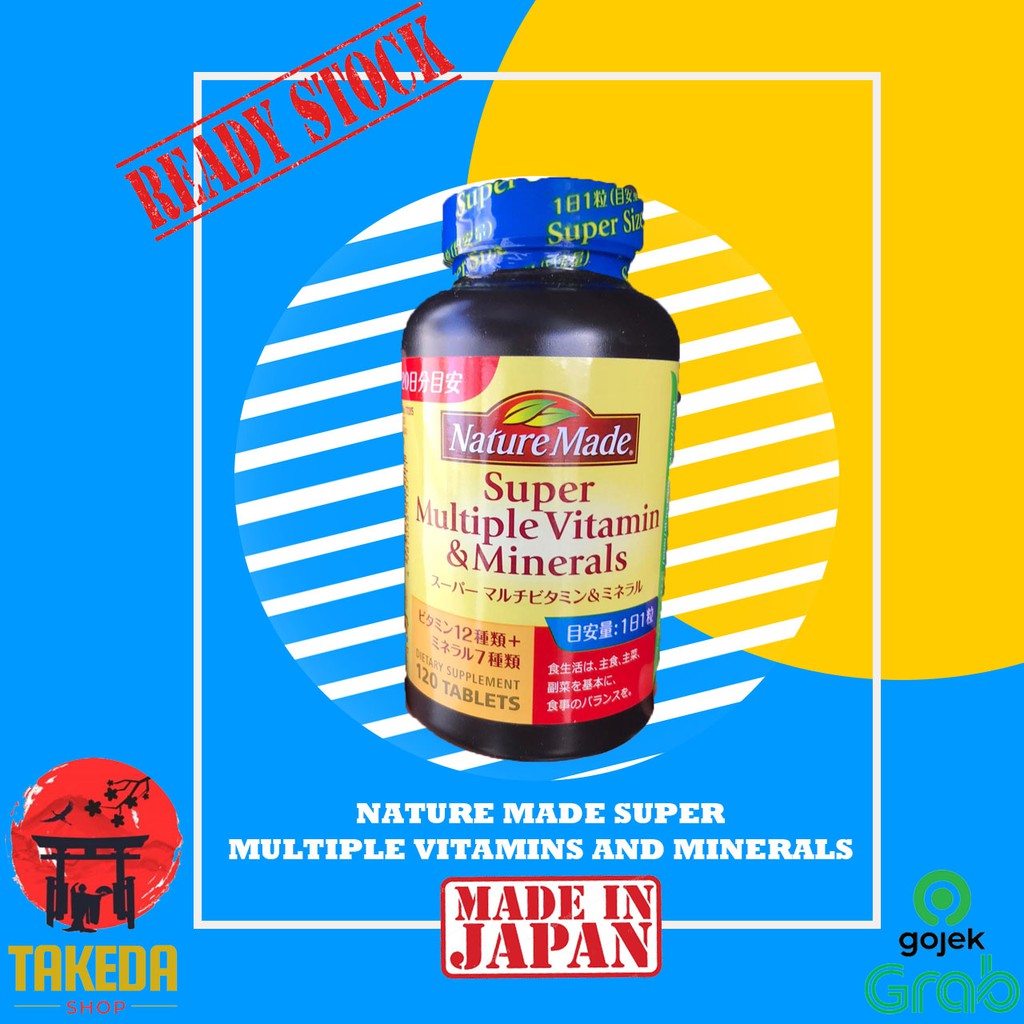 Jual NATURE MADE SUPER MULTIPLE VITAMINS AND MINERALS FAMILY Jadilah