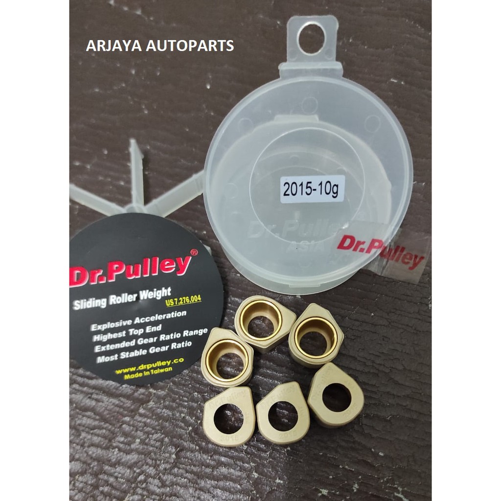 Rouleaux Variateur Dr Pulley Noir Pearl SR 20x17 8.5g - Performance & Durabilité Pour Scooter