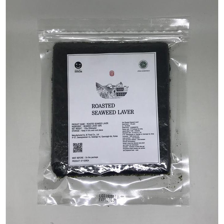 Jual Tokinori 50 Sheets Yaki Sushi Nori Halal MUI Roasted Seaweed Uk 21x19 Shopee Indonesia