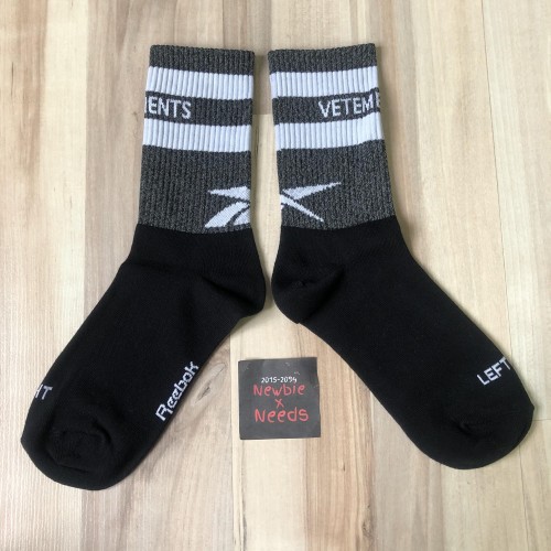 Vetements reebok reflective store socks