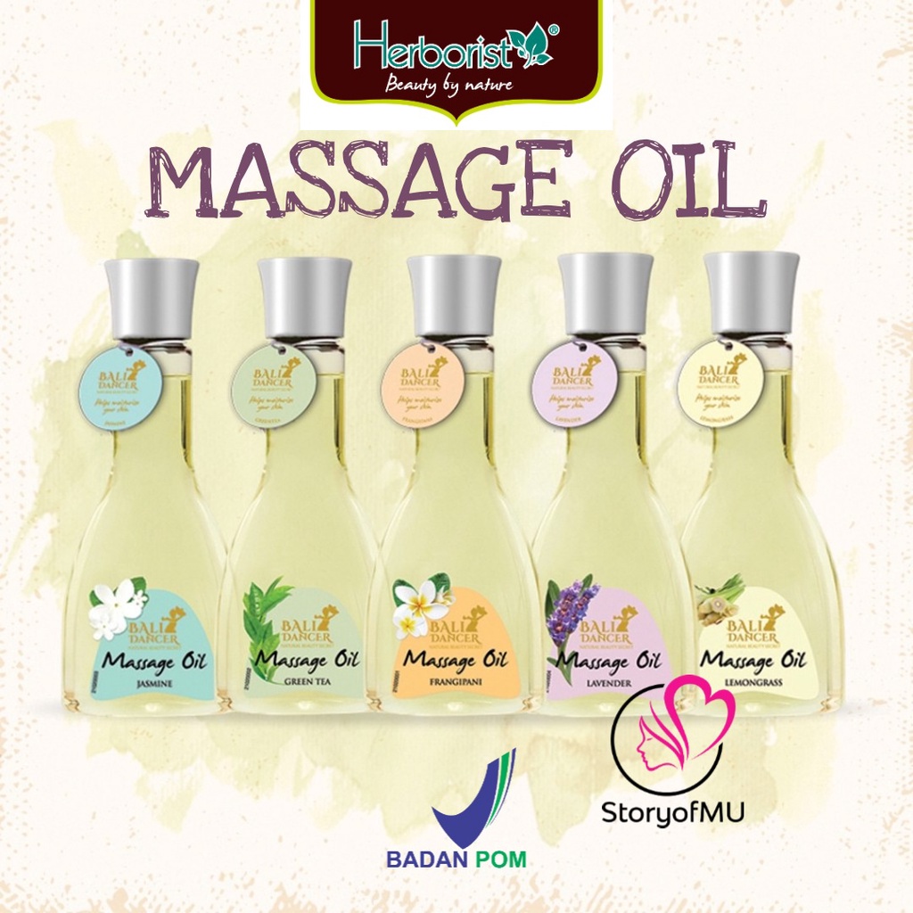 Jual HERBORIST Bali Dancer Massage Oil 150ml Minyak Gosok Urut Pijat