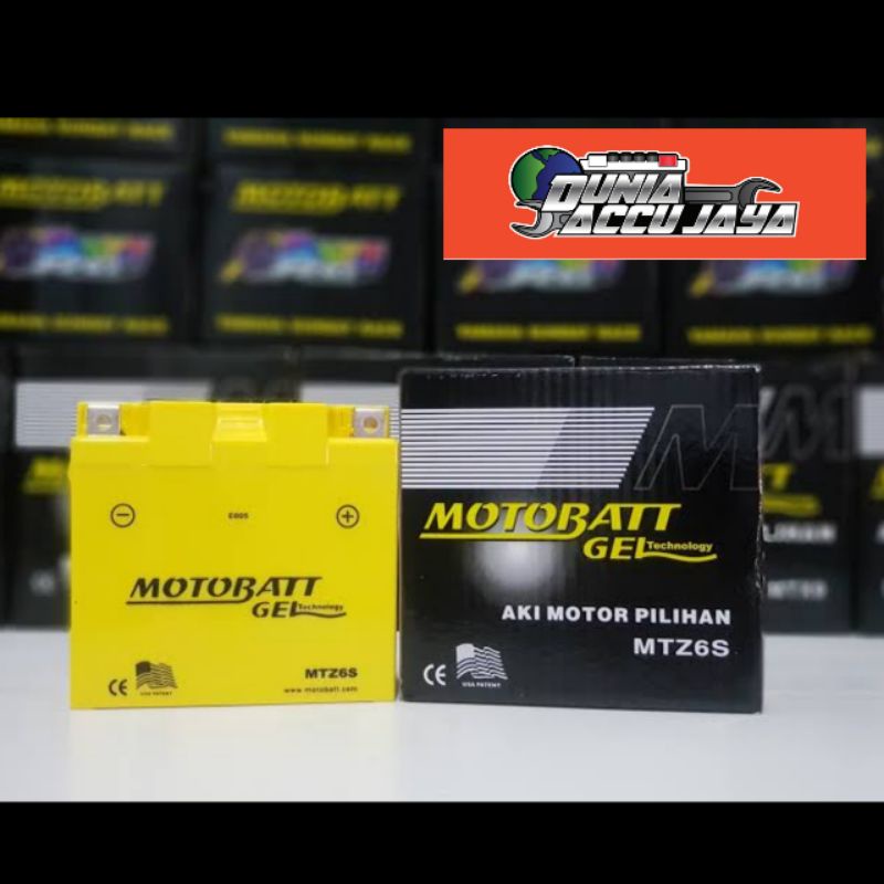 Aki motor kering GROSIR motobatt gell mtz6s gtz6v 6 Amper 12volt matic kopling bebek