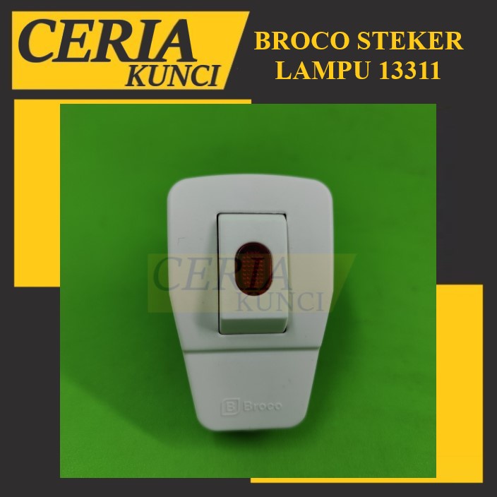 Jual Steker ON OFF BROCO 13311 / Plug switch with indikator lampu ...