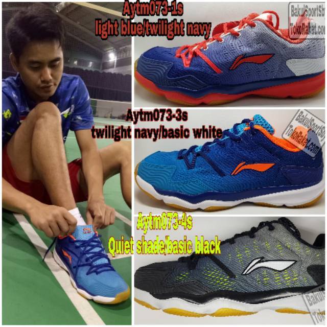 Sepatu badminton lining AYTM 073 tontowi