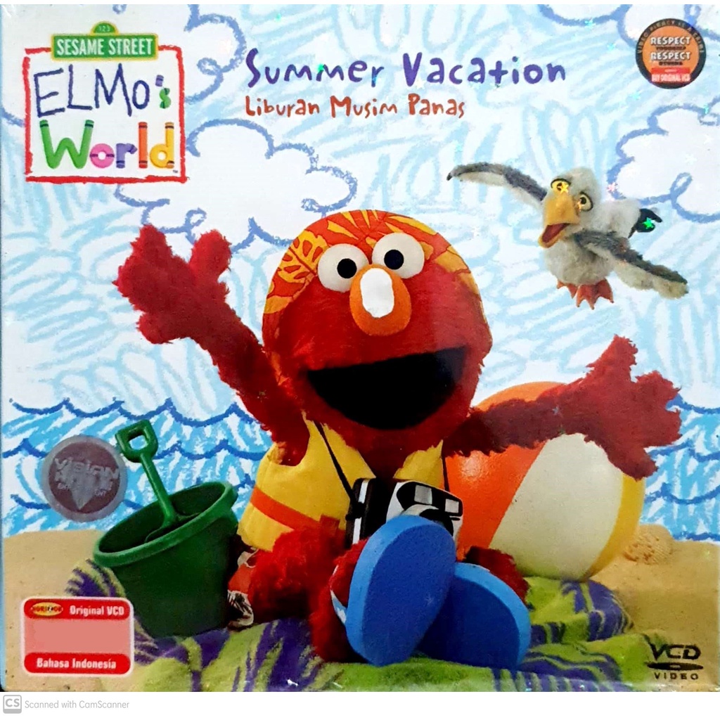 Jual Sesame Street Elmos World Summer Vacation Vcd Original