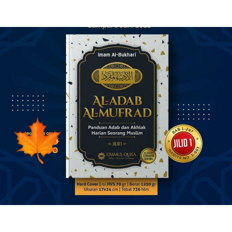 Jual Buku Al-Adab Al-Mufrad Panduan Adab Dan Akhlak Harian Muslim ...