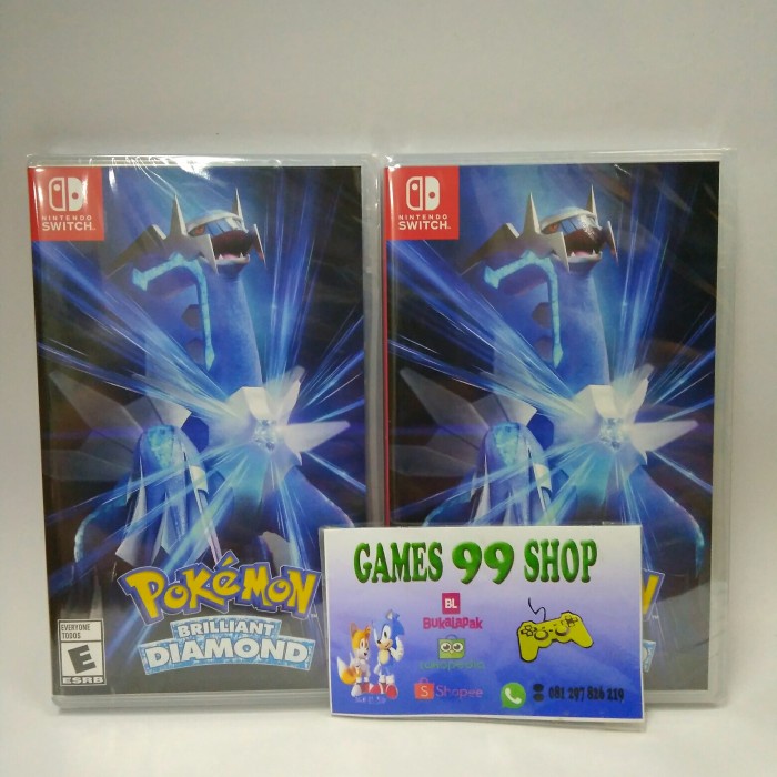 Jeu Pokemon Brilliant Diamond Nintendo Switch - Version UK Neuve Sous Blister