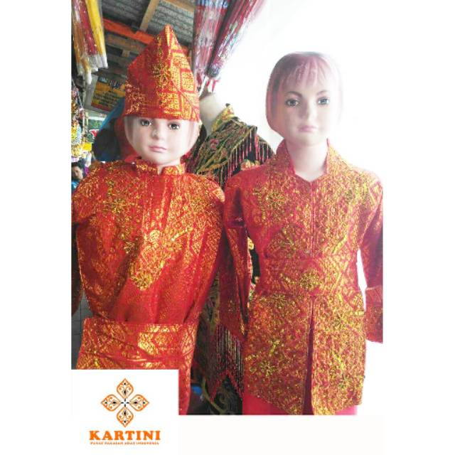 Jual Baju adat melayu anak TK halus cewe atau cowo | Shopee Indonesia