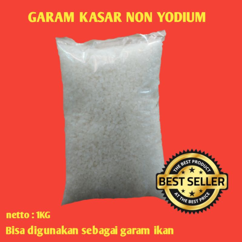 Jual Garam Kasar Garam Krosok 1kg Garam Laut Garam Ikan Shopee Indonesia 9887