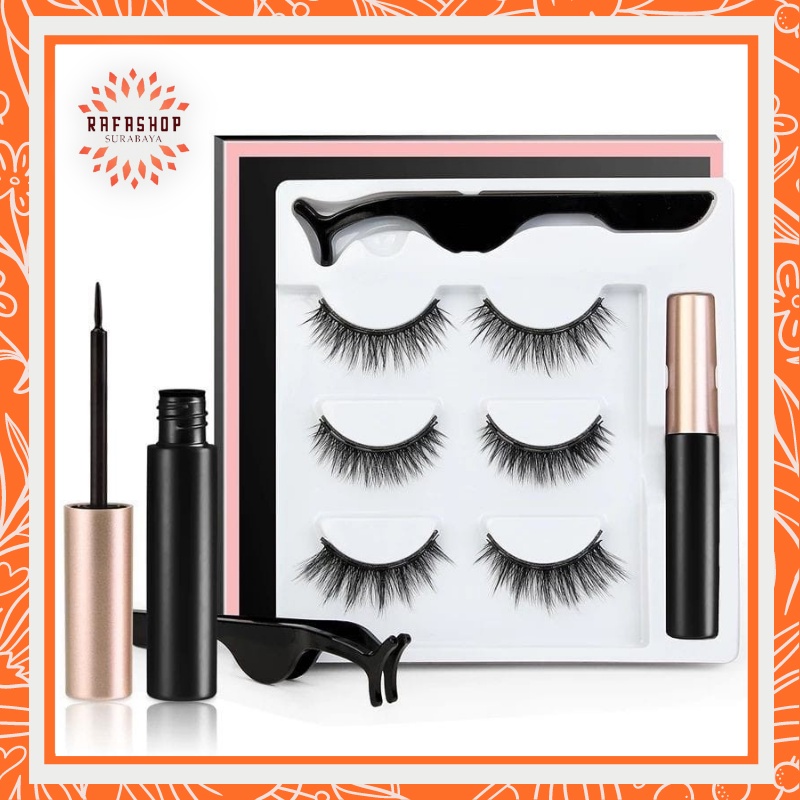 Jual FASH071 Eyeliner Eyelash Suit Bulu Mata Palsu Free
