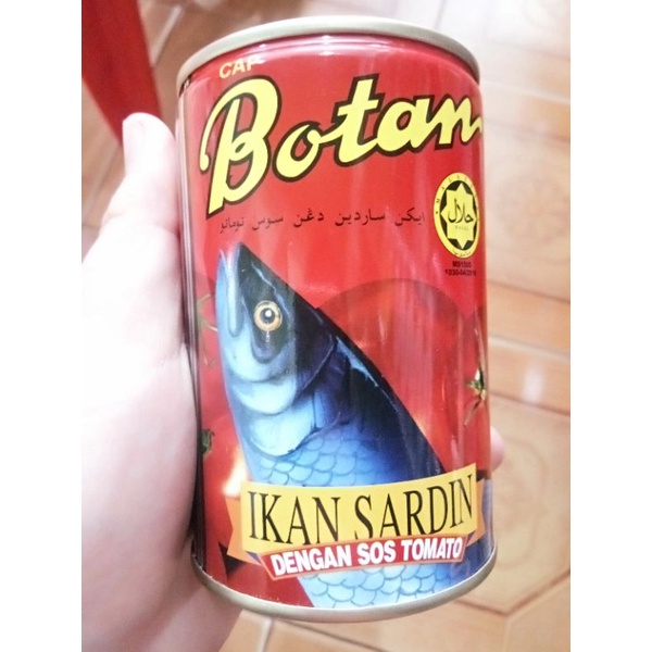 Jual Botan Sarden Ikan Saus Tomat Malaysia 425gram Ikan Kalengan Baru