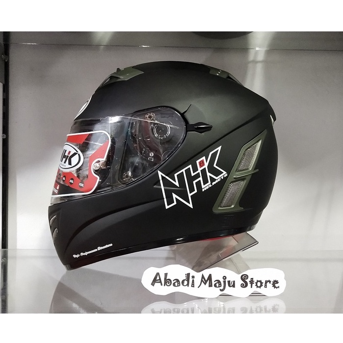 Jual HELM NHK TERMINATOR 2VISOR SOLID BLACK DOFF ORIGINAL | Shopee ...
