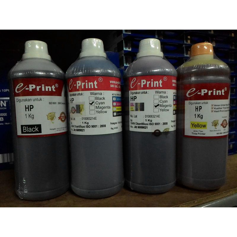 Jual Tinta Botol Refill E-Print 1 Liter HP | Shopee Indonesia