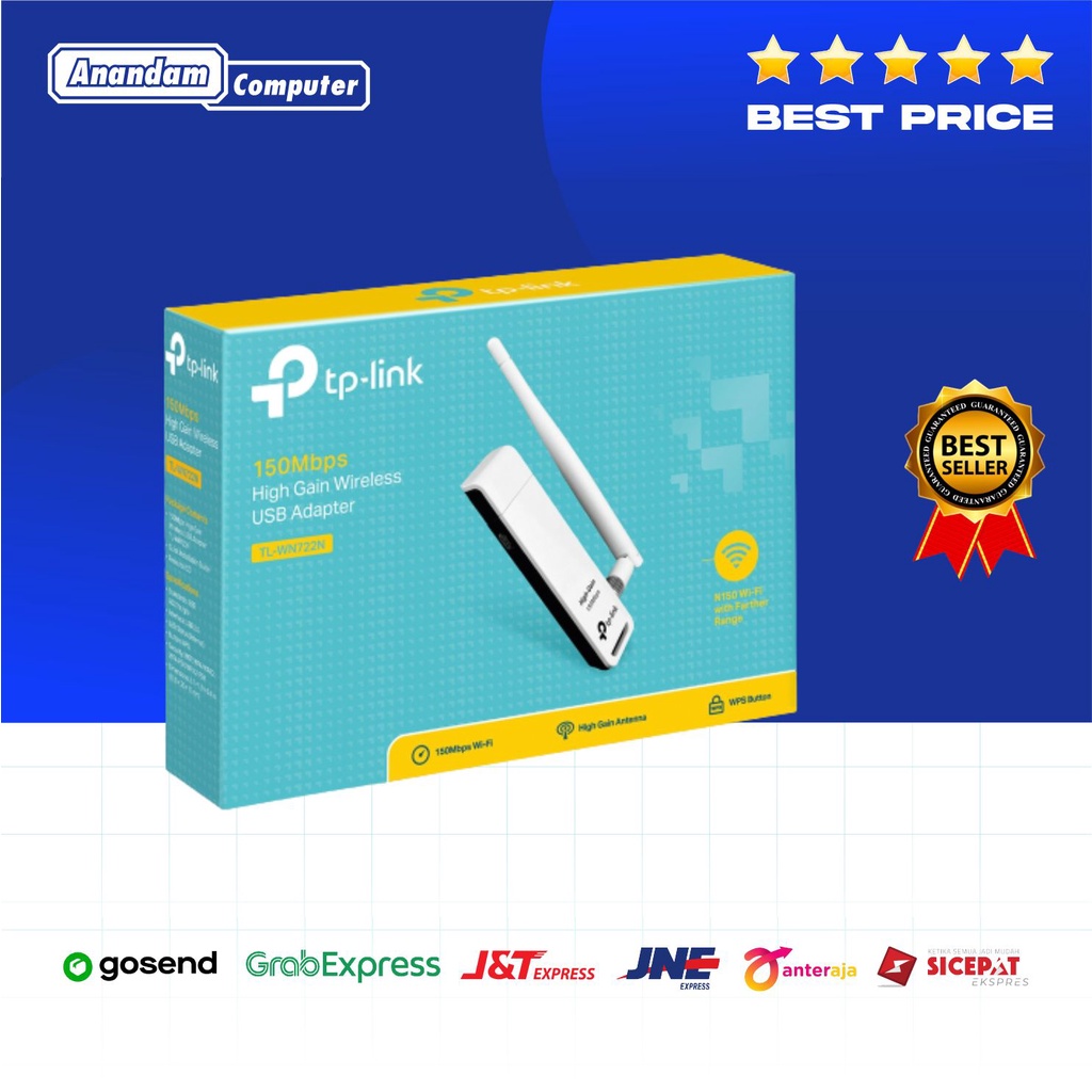 Jual TP-Link TL WN 722N - 150MBPS USB WIFI ADAPTER | Shopee Indonesia
