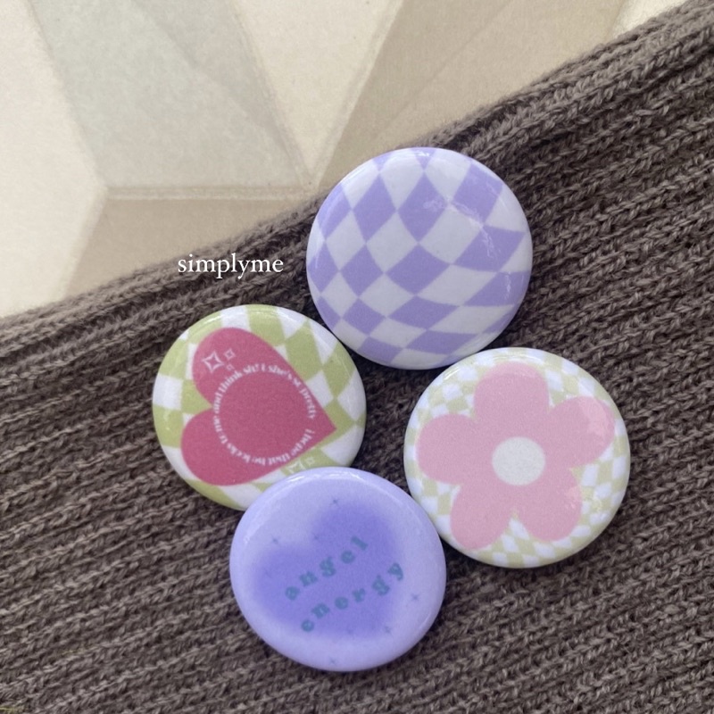 Jual Pin Aesthetic Pin Tote bag Tas Wanita PVC Bening Sling Bag