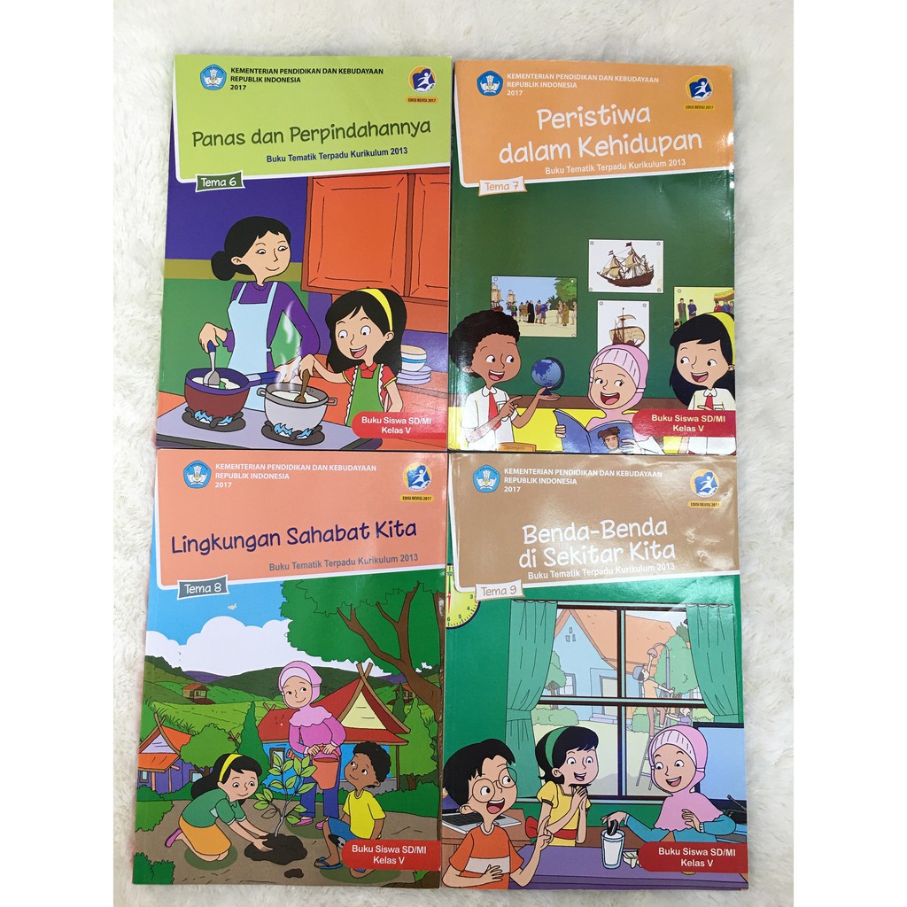Jual BUKU TEMATIK KELAS 5 SD TEMA 6,7,8,9 EDISI REVISI 2017 | Shopee ...