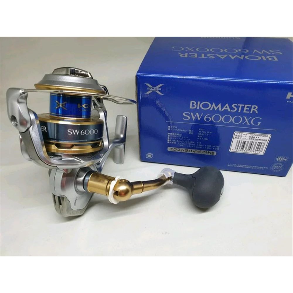 Jual Reel Shimano Biomaster SW 6000XG ORIGINAL BEST SELLER BEST