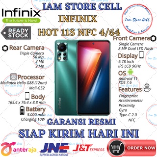 infinix hot 11s nfc shopee