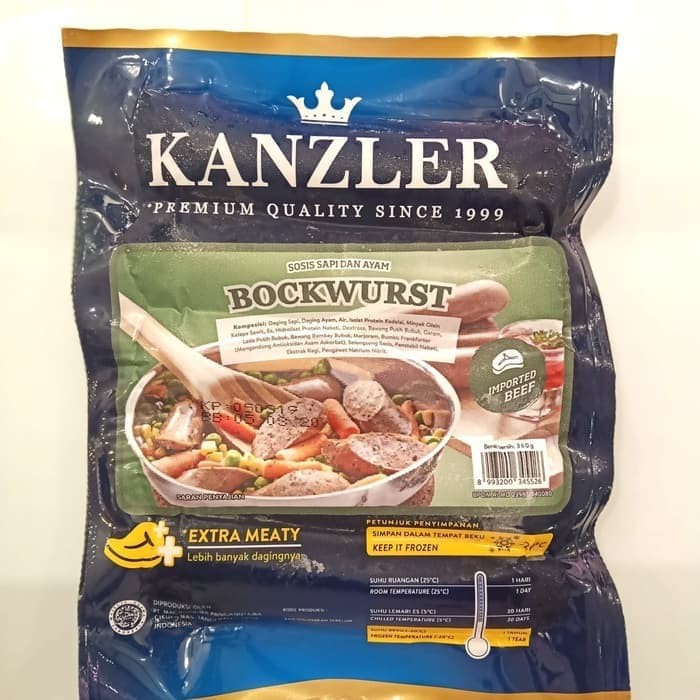 Jual Sosis KANZLER Bockwurst 360gr. | Shopee Indonesia