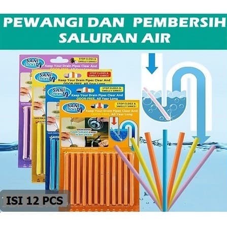 Jual Sani Sticks Pembersih Saluran Pipa Air Stick Drain Anti Mampet Dan