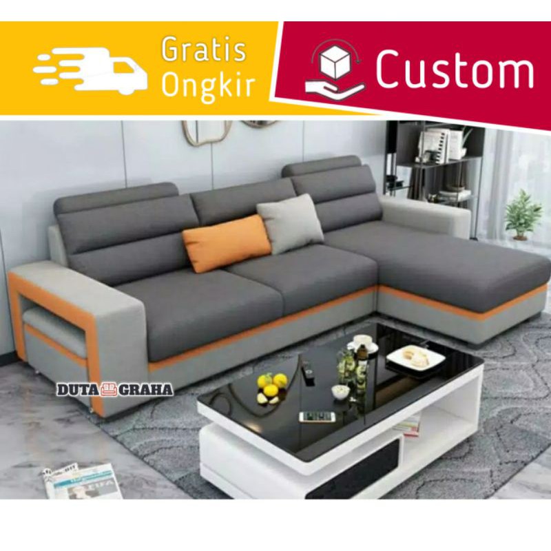 Jual Sofa L Minimalis Sofa Tamu Minimalis Modern Kursi Sofa Ruang Tamu Sofa Minimalis L