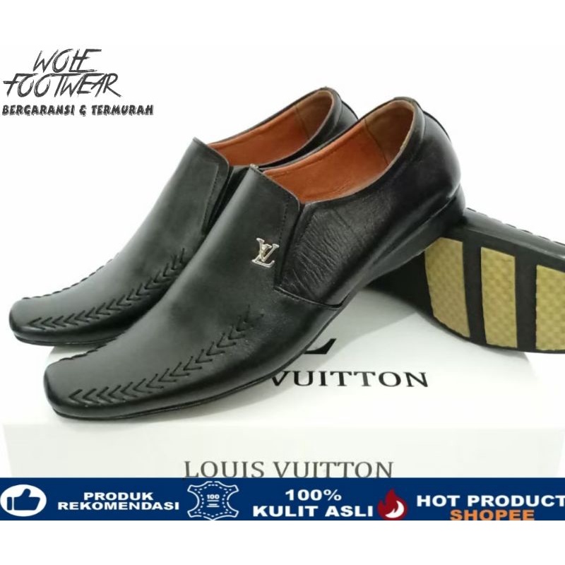 Sepatu pria LV Louis vouitton original size 9½. Model baru, Fesyen