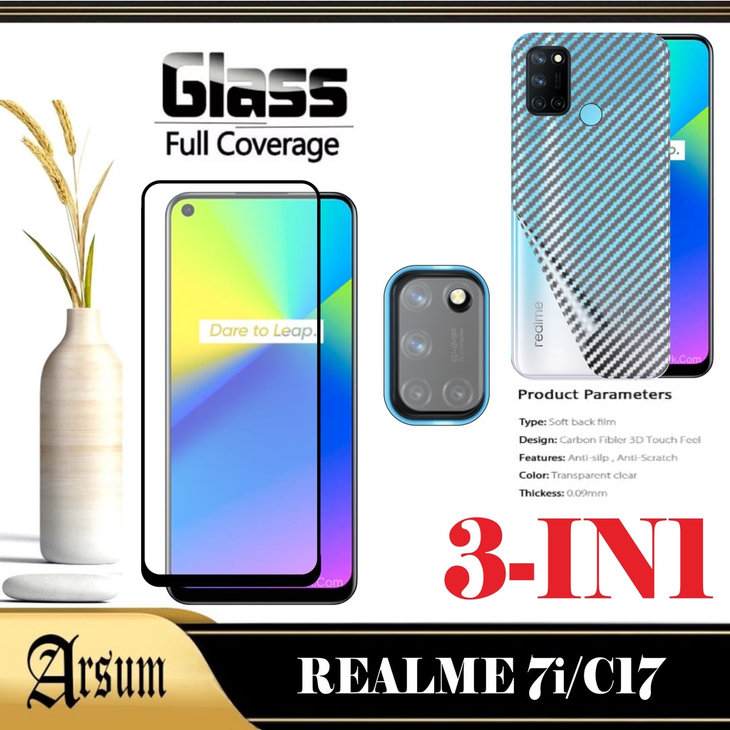 Jual PROMO Tempered Glass Layar REALME 7i /C17 Pelindung Layar TG Lensa ...