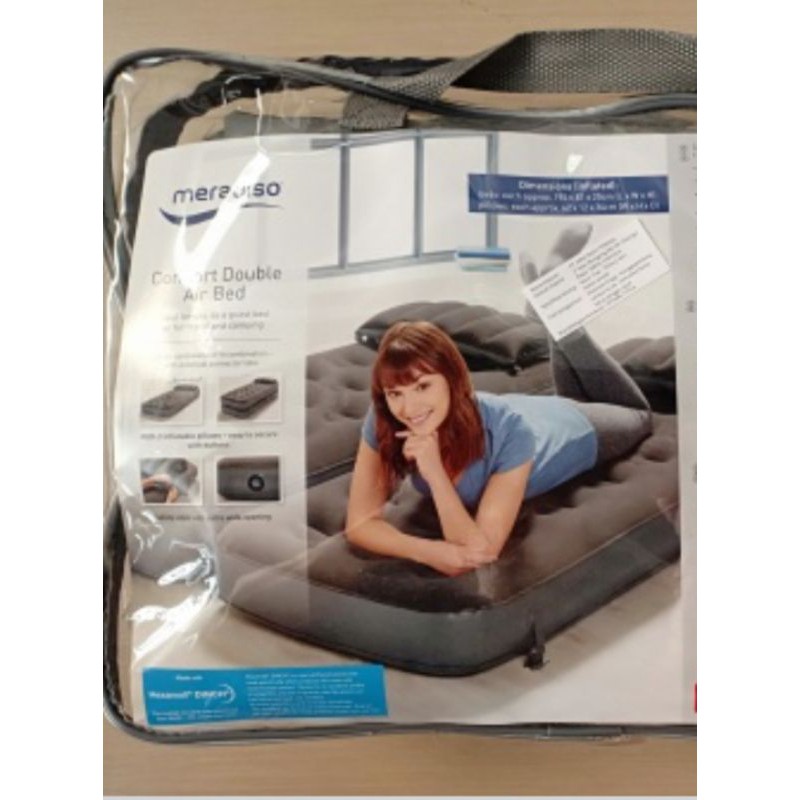 Jual Meradiso Double Air Bed 2 BANTAL 288724 Kasur Angin Kasur Camping Extra Bed Shopee Indonesia