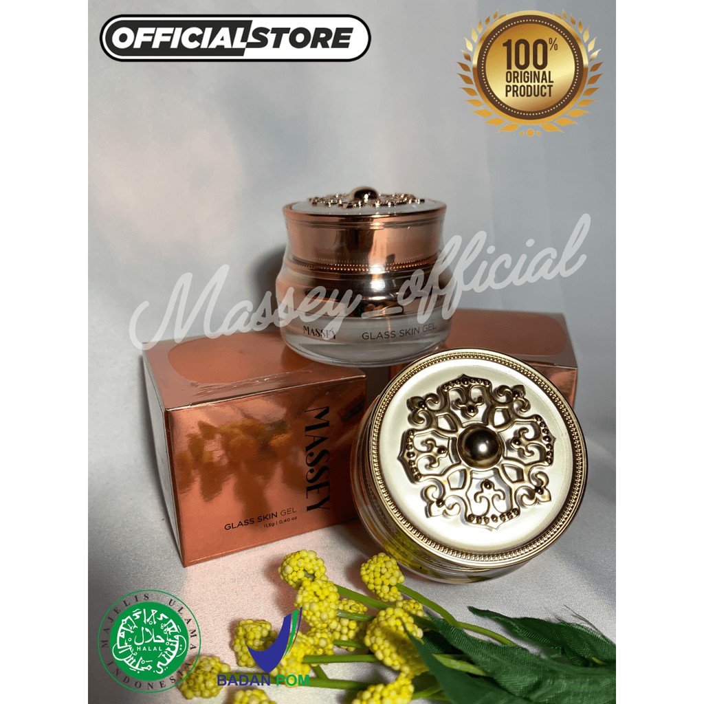 Jual Massey Glass Skin Gel Pencerah Wajah BPOM Halal MUI | Shopee Indonesia