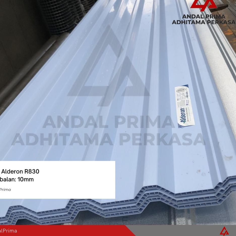 Jual Paling Diminati! Atap Alderon R830 Putih Doff / Biru Doff ...