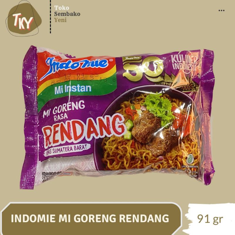 Jual Indomie Mi goreng Rasa Rendang | Shopee Indonesia