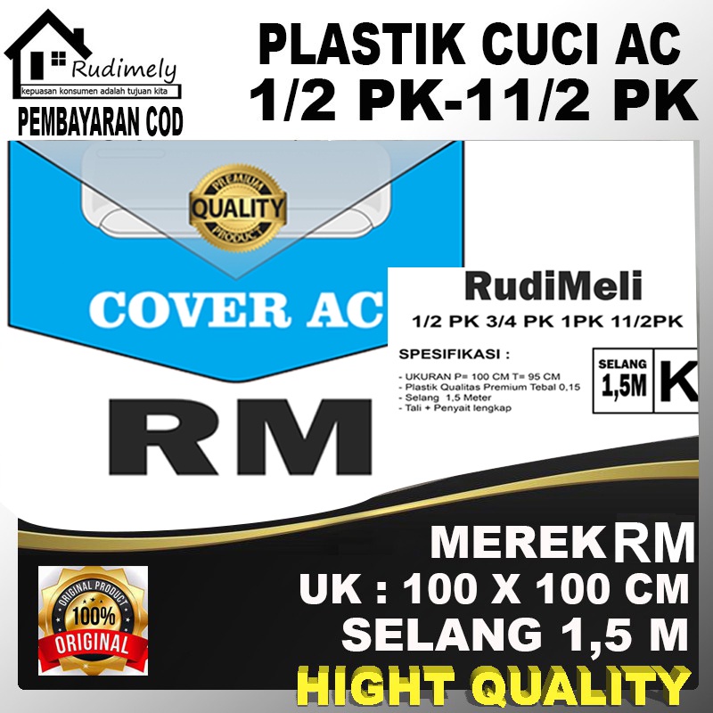 Jual Plastik Cuci Ac 1 Pk-GROSIR MEREK RUDIMELI | Shopee Indonesia