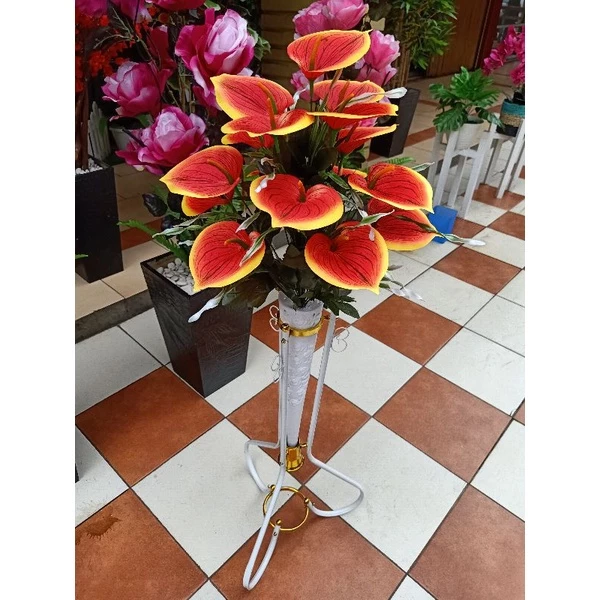 Bunga Anthurium Warna Biru