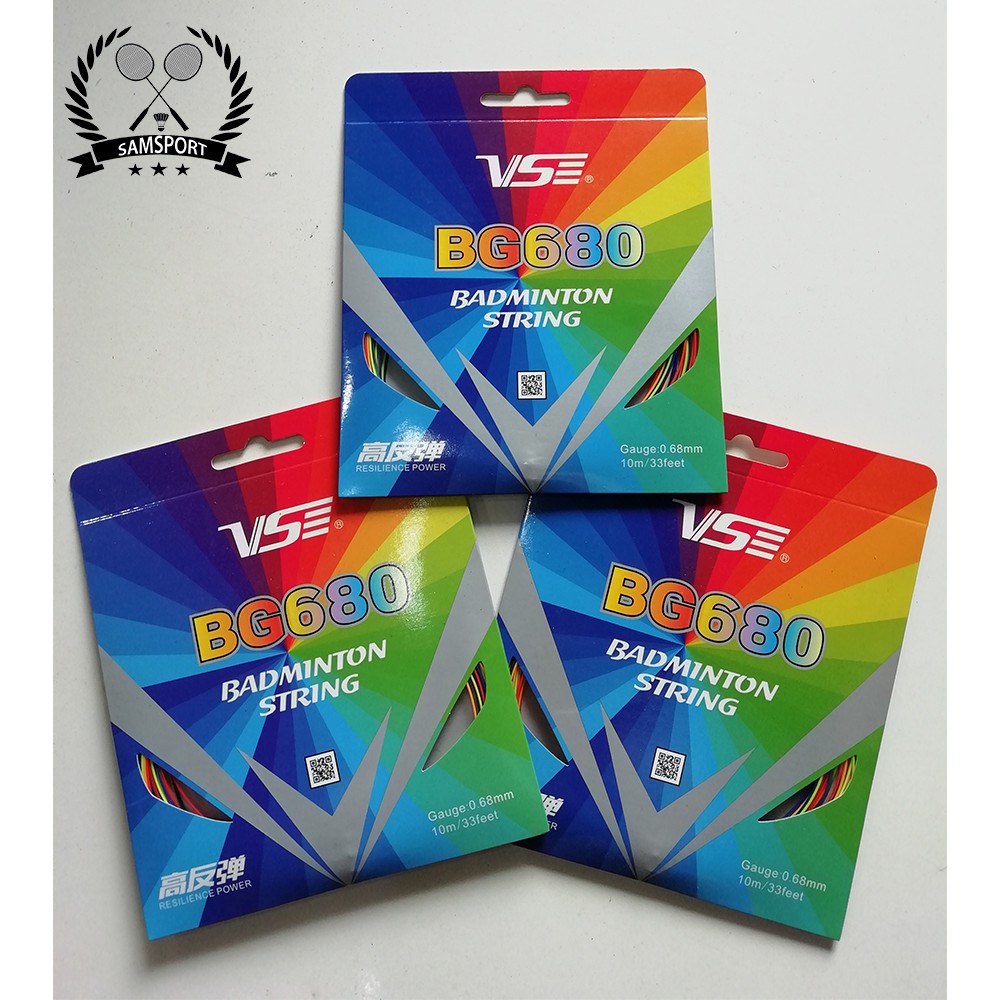 Jual Senar Raket Badminton VSE RAinbow BG680 ORIGINAL | Shopee Indonesia