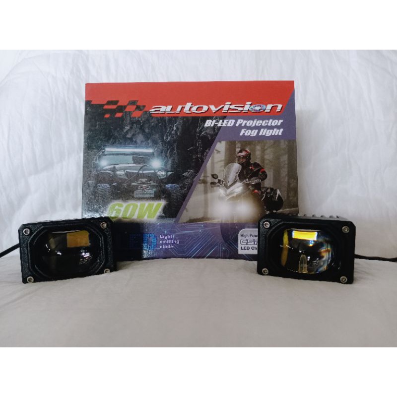 Jual MINI PROJI/LED DRIVING AUTOVISION BORNEO SL 60W 2 WARNA | Shopee ...