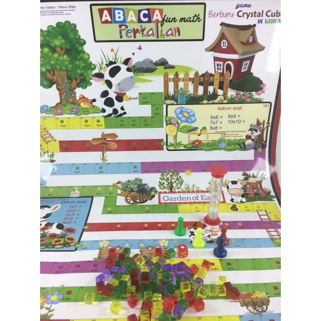 Jual Mainan Edukasi ABACA Fun Math - Game Perkalian | Shopee Indonesia