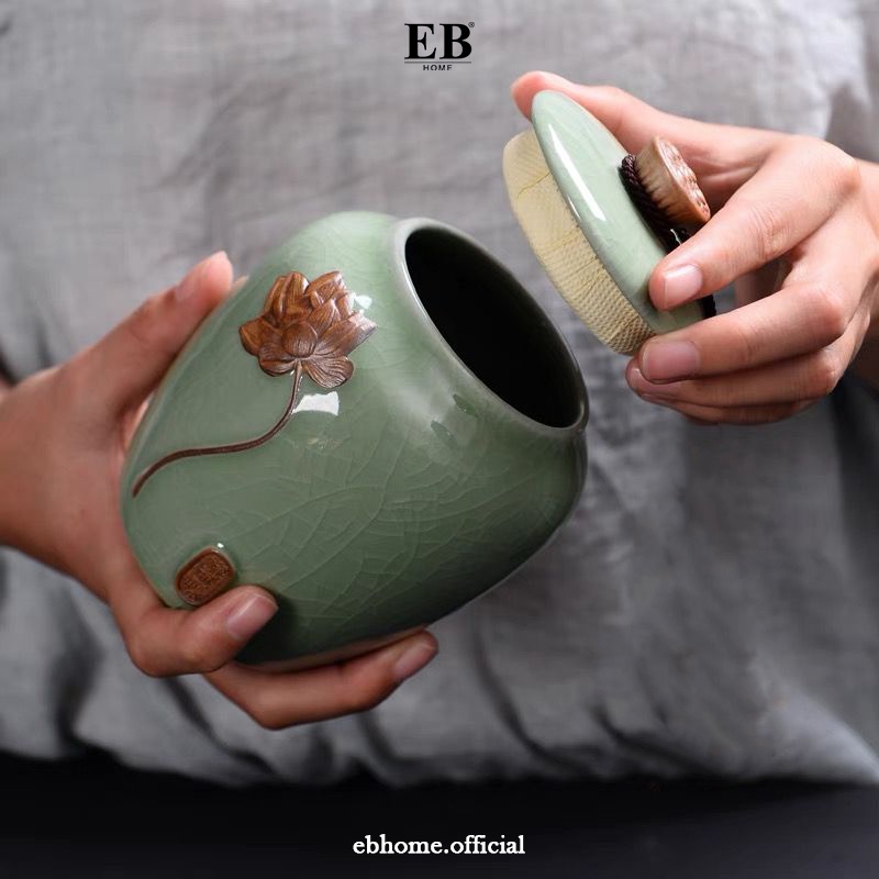 Jual Tempat Daun Teh Kopi / Jar Keramik / Tea Leaf Storage EB Home 79/ ...