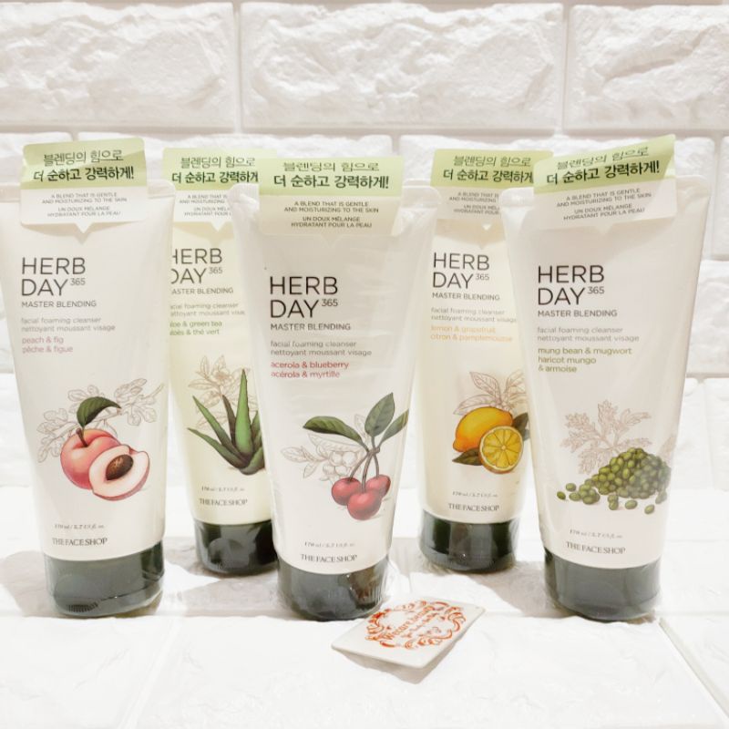 Jual Herb day 365 Master blending Cleansing foam Shopee