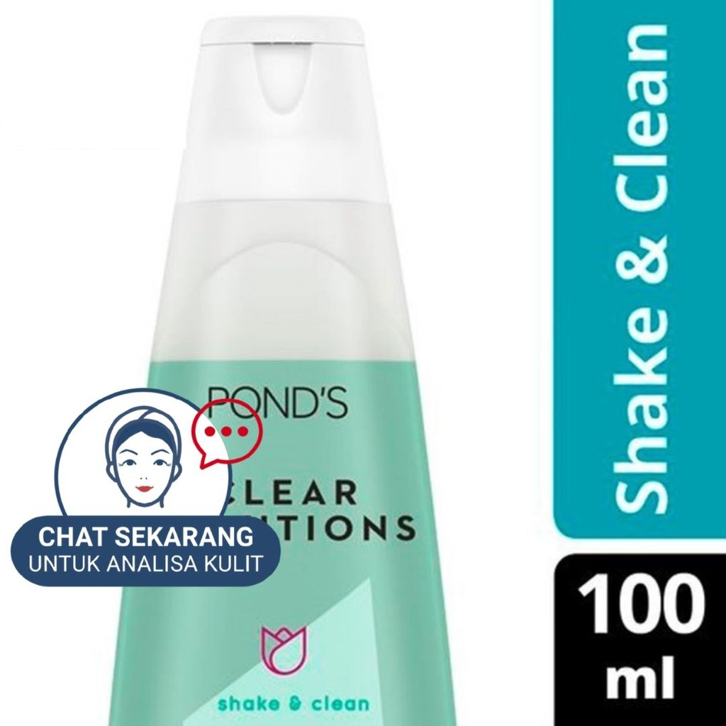 Jual Pond'S Clear Solution Shake & Clean 100Ml | Shopee Indonesia