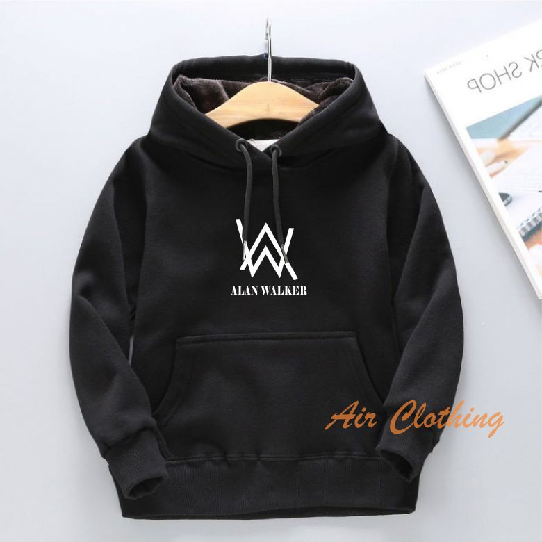 Jaket Sweater Hoodie Ninja AW Alan Walker ANAK hitam marun navy putih  Flecce Tebal