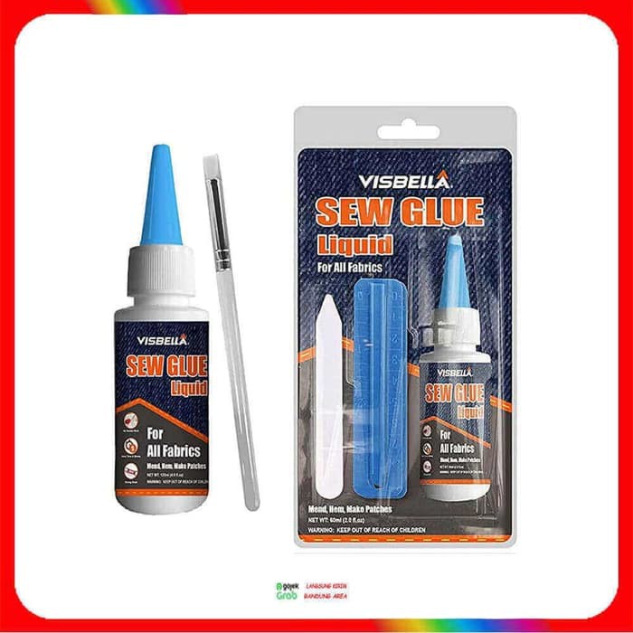 Jual Sew Glue Tools Kit Secure Stitch Liquid Solution Glue Kit Lem