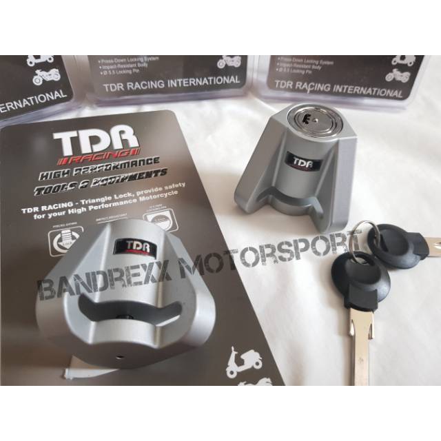 Jual Gembok TDR-Disc Lock Universal Xmax-Nmax-Aerox 155- PCX 150- R15 ...