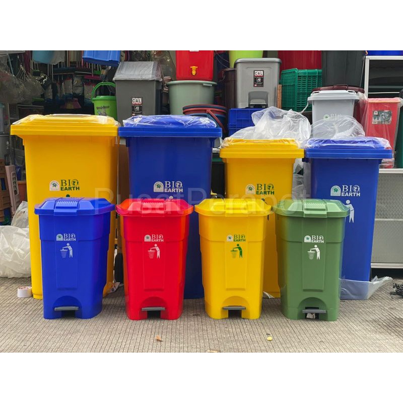 Jual Tempat sampah Injak 45Liter Green leaf 2006 | Shopee Indonesia